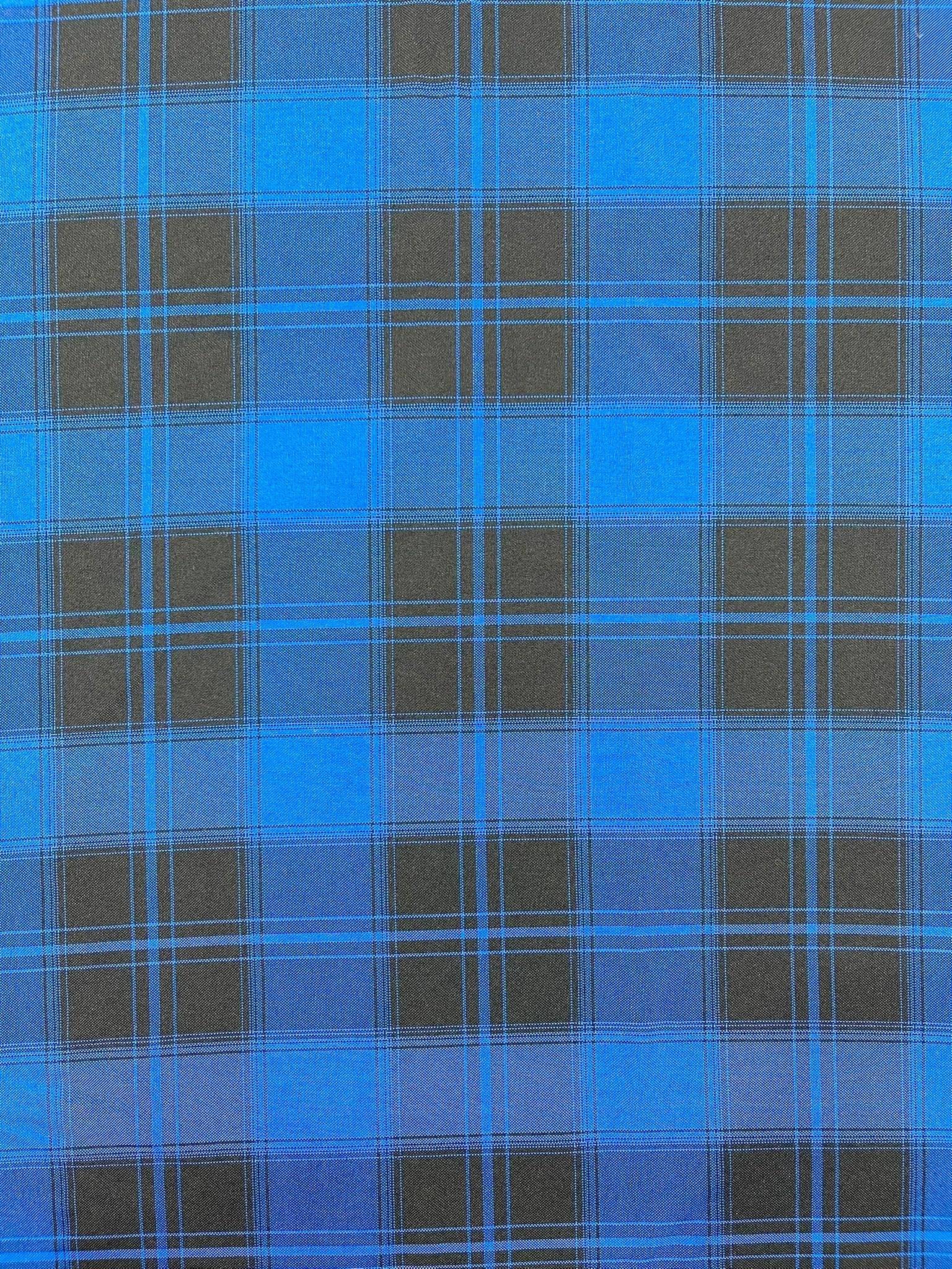 Plaid Polyester Poplin 58" Wide| New Creations Fabric & Foam Inc. - New Creations Fabric & Foam Inc