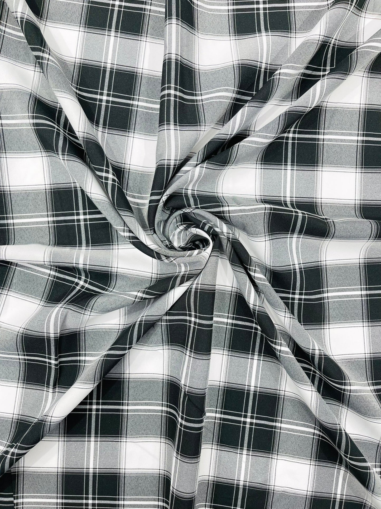 Plaid Polyester Poplin 58" Wide| New Creations Fabric & Foam Inc. - New Creations Fabric & Foam Inc