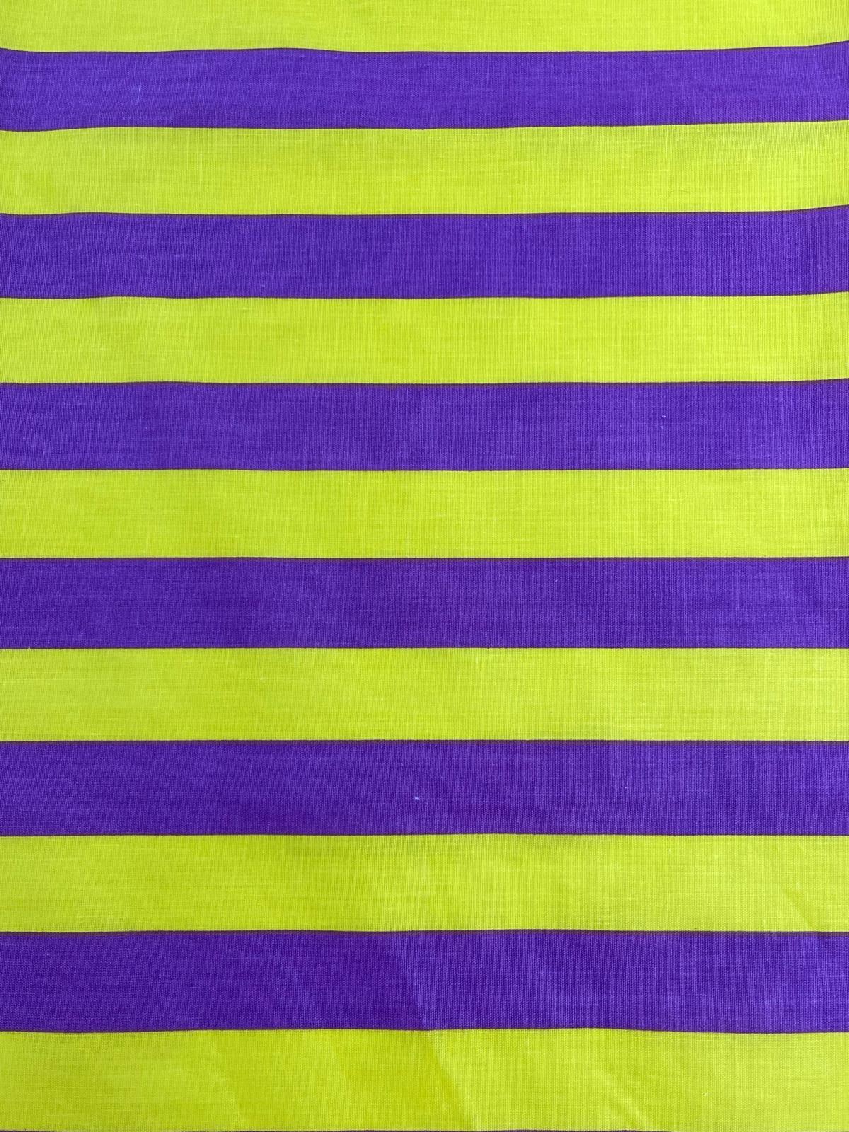 Poly Cotton 1" Stripe Print| New Creations Fabric & Foam Inc. - New Creations Fabric & Foam Inc