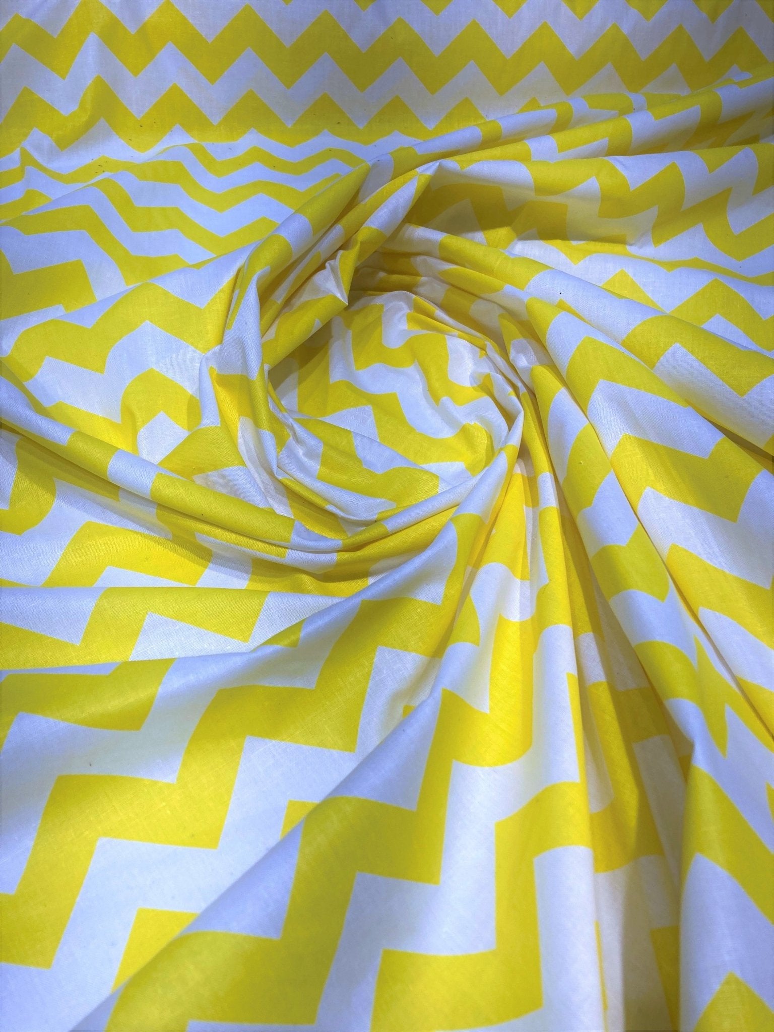 Poly Cotton Chevron print fabric| New Creations Fabric & Foam Inc. - New Creations Fabric & Foam Inc