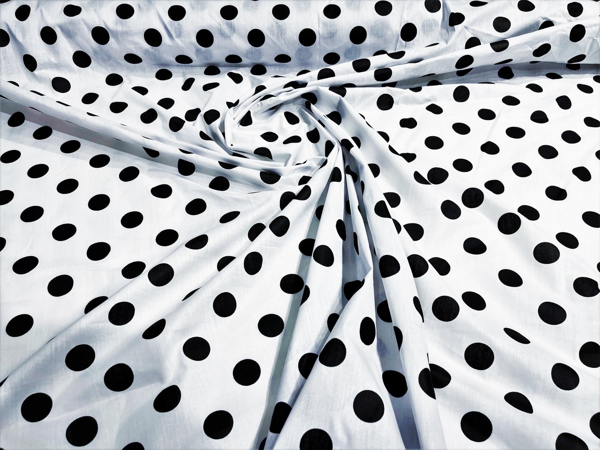 Poly Cotton Polka Dot Print| New Creations Fabric & Foam Inc. - New Creations Fabric & Foam Inc