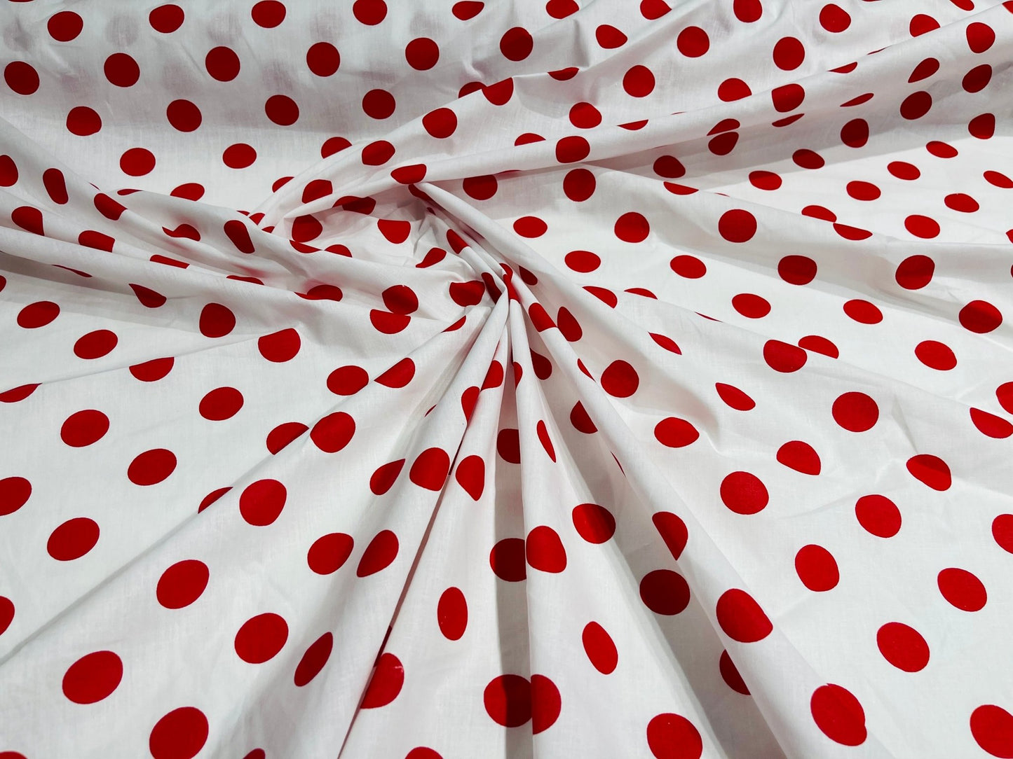 Poly Cotton Polka Dot Print| New Creations Fabric & Foam Inc. - New Creations Fabric & Foam Inc