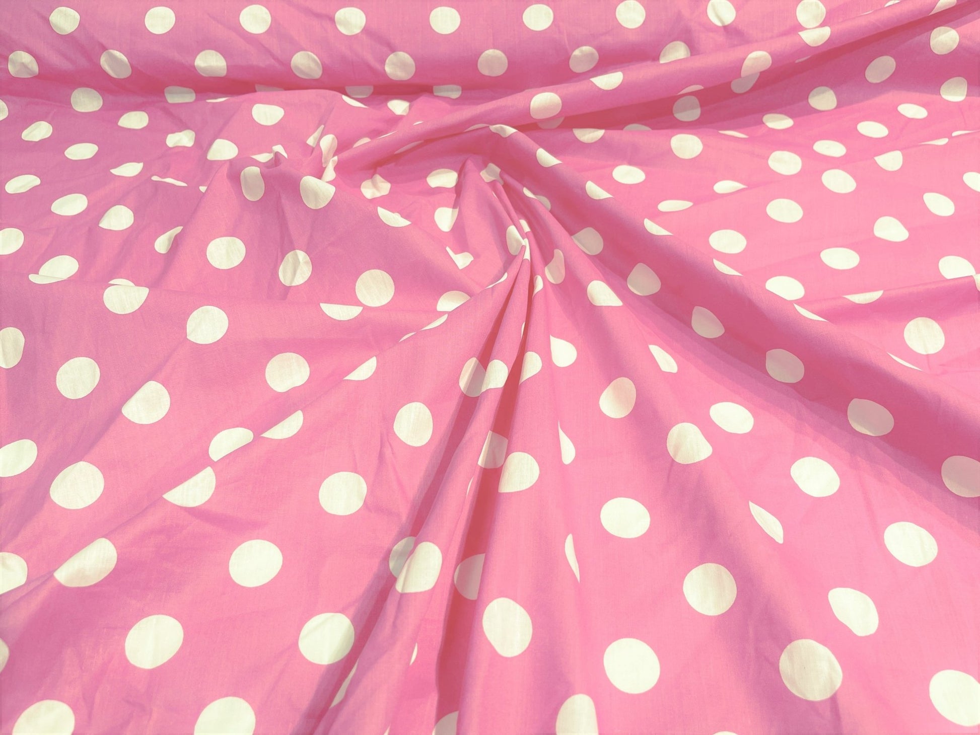 Poly Cotton Polka Dot Print| New Creations Fabric & Foam Inc. - New Creations Fabric & Foam Inc