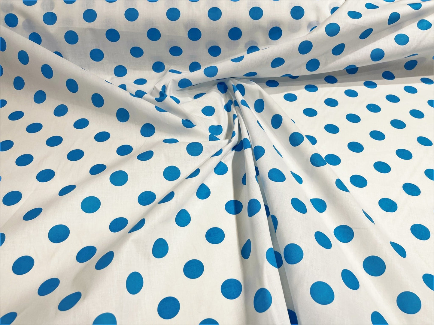 Poly Cotton Polka Dot Print| New Creations Fabric & Foam Inc. - New Creations Fabric & Foam Inc