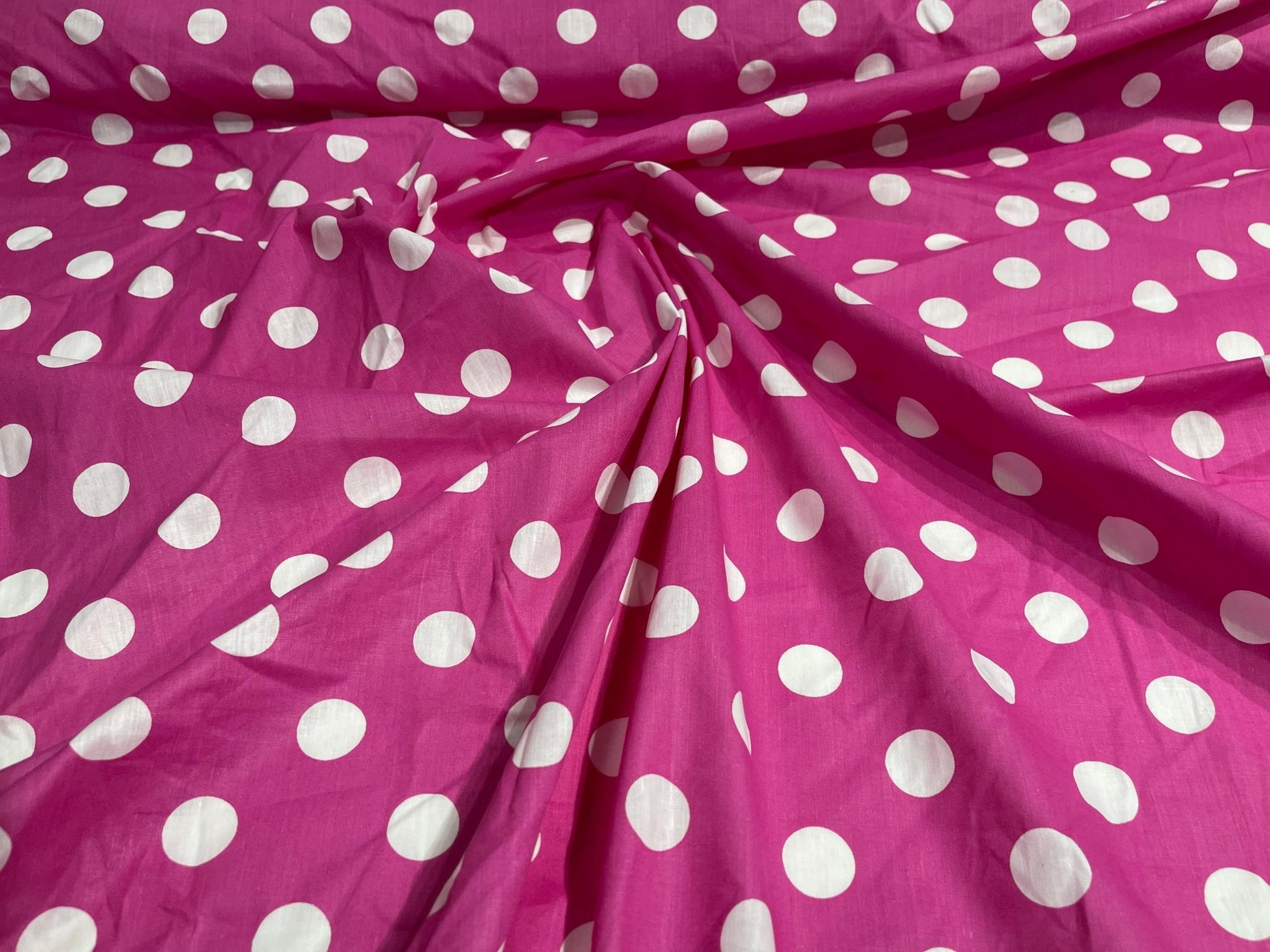 Poly Cotton Polka Dot Print| New Creations Fabric & Foam Inc. - New Creations Fabric & Foam Inc