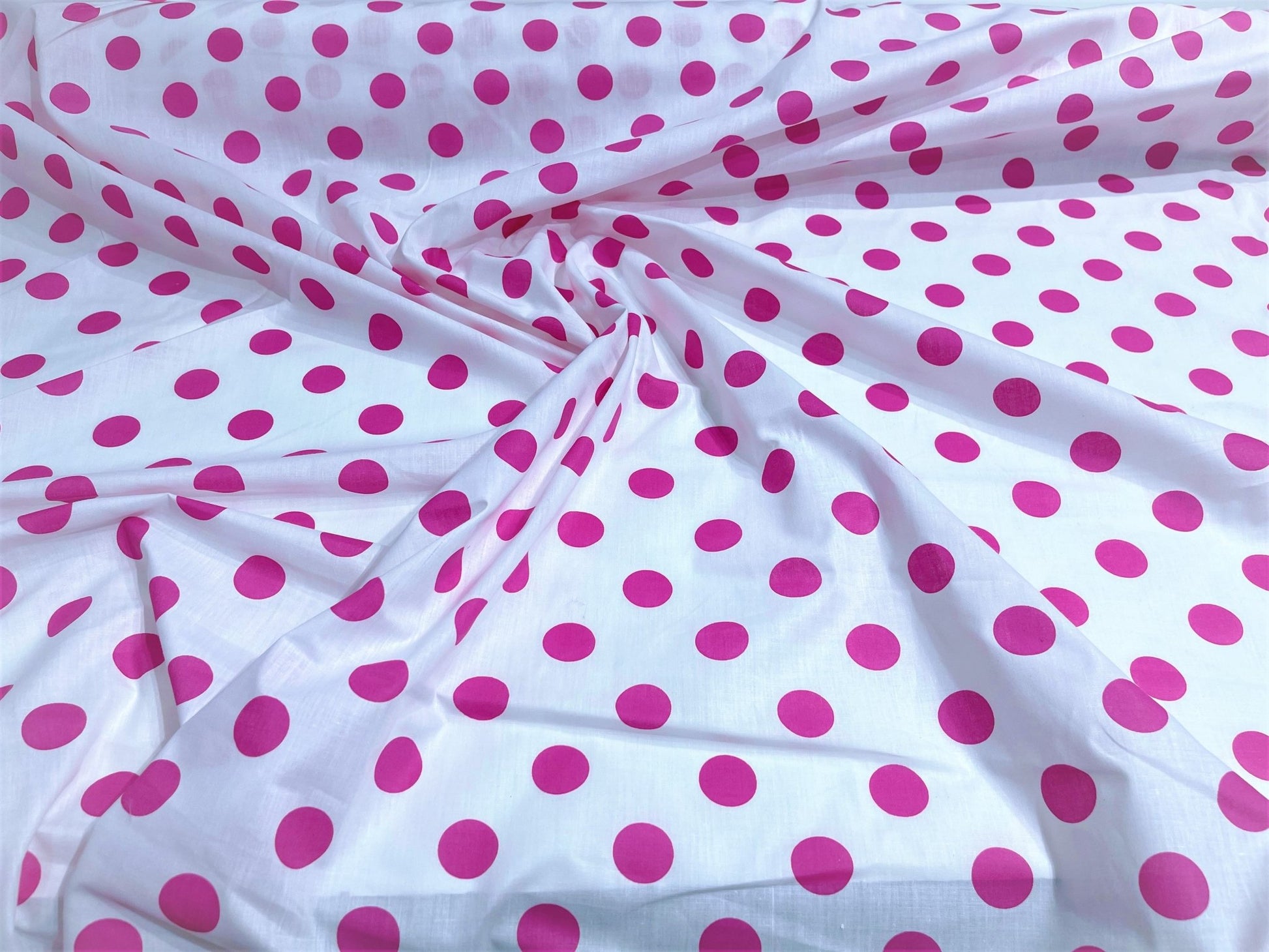 Poly Cotton Polka Dot Print| New Creations Fabric & Foam Inc. - New Creations Fabric & Foam Inc