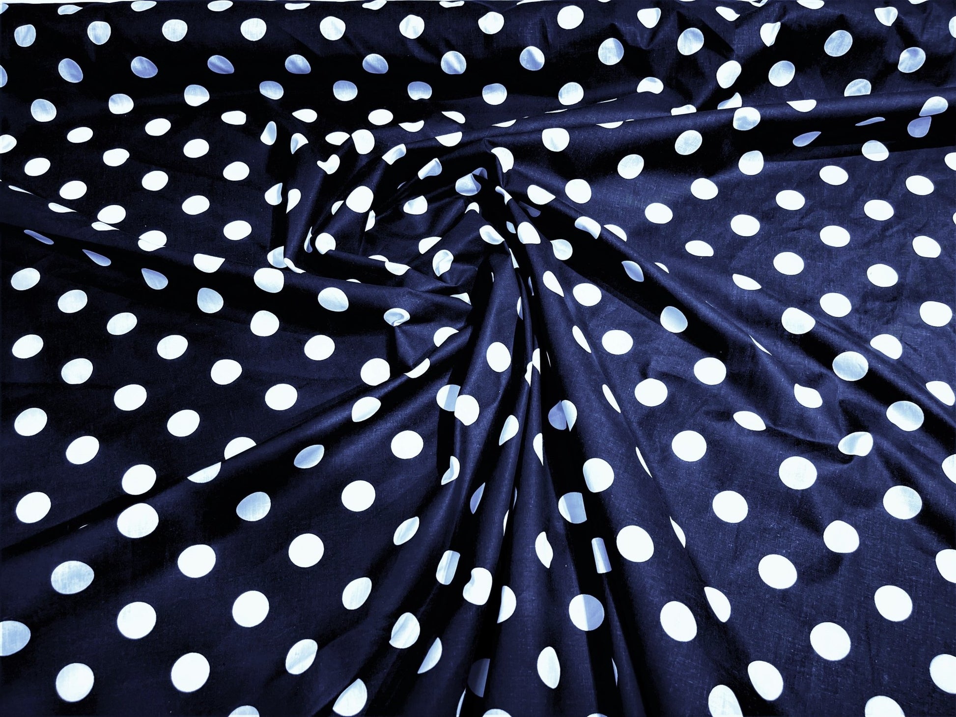 Poly Cotton Polka Dot Print| New Creations Fabric & Foam Inc. - New Creations Fabric & Foam Inc