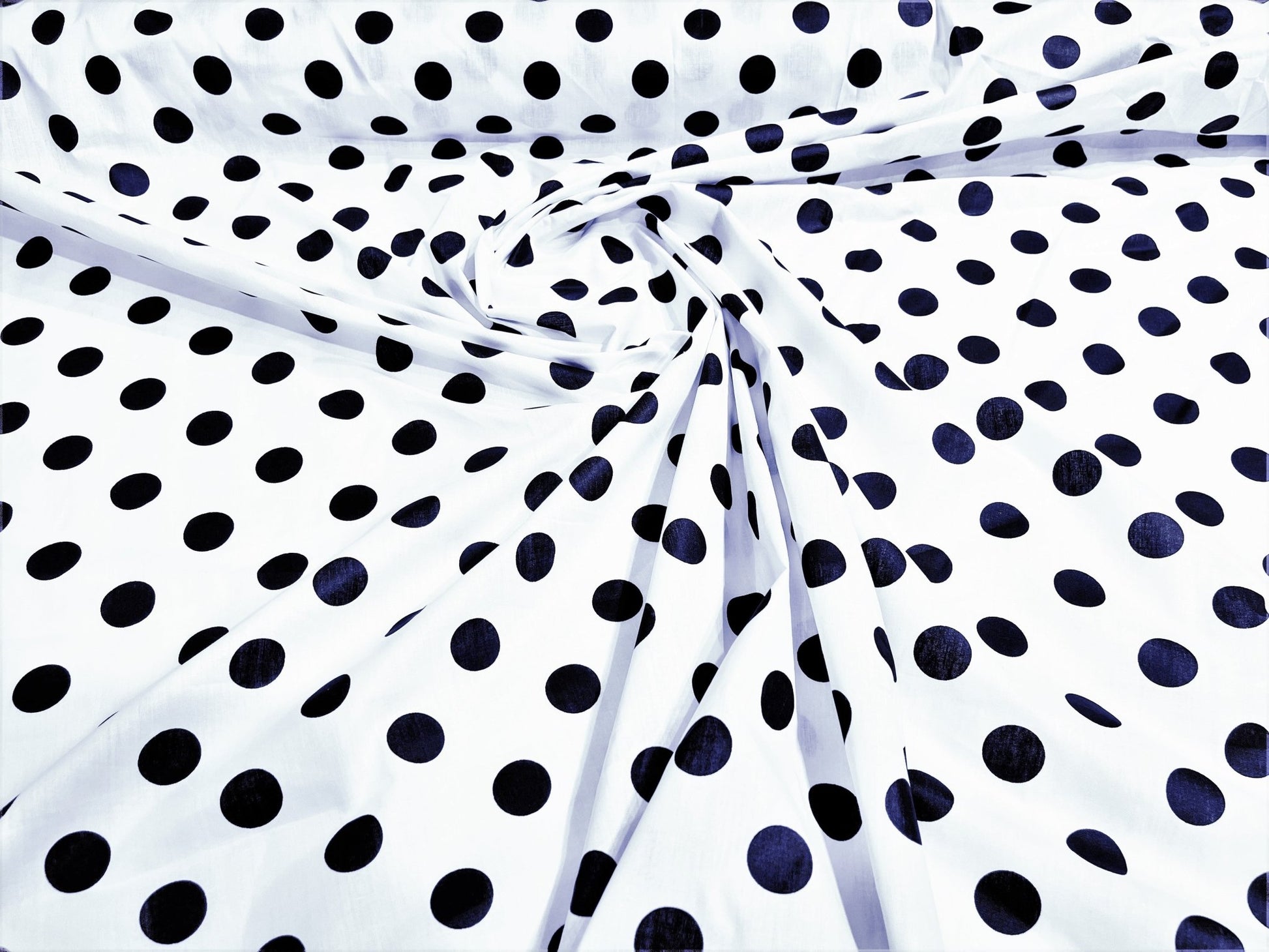 Poly Cotton Polka Dot Print| New Creations Fabric & Foam Inc. - New Creations Fabric & Foam Inc