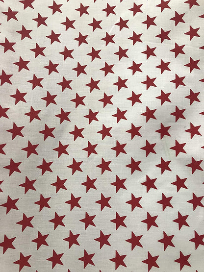 Poly Cotton Star Print| New Creations Fabric & Foam Inc. - New Creations Fabric & Foam Inc