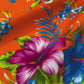 Multi Color Hawaiian Hibiscus  Floral Fabric| New Creations Fabric & Foam Inc.