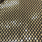Gold Diamond Sequin Stretch Lurex Fabric by the Yard 58” Wide – Black Metallic Sequin Fabric for Dresses, Dancewear, Costumes & Event Decor