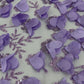 Satin 3D floral glitter Lace 54" Wide| New Creations Fabric & Foam Inc.