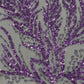 Vine Beaded Lace on Mesh 54" Wide | New Creation Fabric & Foam Inc.