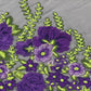 Roses Multi Color Floral Design Embroider On Mesh Lace Fabric| New Creations Fabric & Foam Inc.