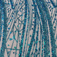 Geometric Fashion Glitter Design On A Mesh Lace Fabric| 58" Wide| Prom Dresses.