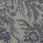 Big Glitter Damask Design On A Mesh Lace 58" Wide| New Creations Fabric & Foam Inc.