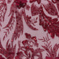 3D Floral Big Glitter Damask Design On A Mesh Lace 54" Wide| New Creations Fabric & Foam Inc.