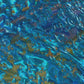 Splatter Foil Paint Metallic Print on a 4-way Stretch Tie Dye Nylon Spandex | New Creations Fabric & Foam Inc.