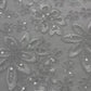 Metallic floral lace design embroidered 54" Wide | New Creations Fabric & Foam Inc.