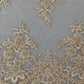 Small Floral Damask Lace 54" Wide| New Creations Fabric & Foam Inc.
