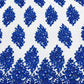 Princess Beaded Damask Lace On Mesh| 54" Wide| Wedding Fabric| Prom. - New Creations Fabric & Foam Inc