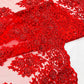 Princess Beaded Damask Lace On Mesh| 54" Wide| Wedding Fabric| Prom. - New Creations Fabric & Foam Inc