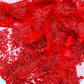 Princess Beaded Damask Lace On Mesh| 54" Wide| Wedding Fabric| Prom. - New Creations Fabric & Foam Inc