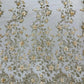 Princess Glitter 3d floral design fabric lace| New Creations Fabric & Foam Inc. - New Creations Fabric & Foam Inc