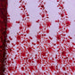 Princess Glitter 3d floral design fabric lace| New Creations Fabric & Foam Inc. - New Creations Fabric & Foam Inc