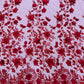 Princess Glitter 3d floral design fabric lace| New Creations Fabric & Foam Inc. - New Creations Fabric & Foam Inc
