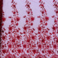Princess Glitter 3d floral design fabric lace| New Creations Fabric & Foam Inc. - New Creations Fabric & Foam Inc