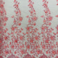 Princess Glitter 3d floral design fabric lace| New Creations Fabric & Foam Inc. - New Creations Fabric & Foam Inc