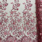 Princess Glitter 3d floral design fabric lace| New Creations Fabric & Foam Inc. - New Creations Fabric & Foam Inc