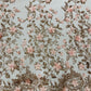Princess Glitter 3d floral design fabric lace| New Creations Fabric & Foam Inc. - New Creations Fabric & Foam Inc