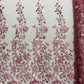 Princess Glitter 3d floral design fabric lace| New Creations Fabric & Foam Inc. - New Creations Fabric & Foam Inc