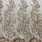 Princess Glitter 3d floral design fabric lace| New Creations Fabric & Foam Inc. - New Creations Fabric & Foam Inc