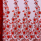 Princess Glitter 3d floral design fabric lace| New Creations Fabric & Foam Inc. - New Creations Fabric & Foam Inc