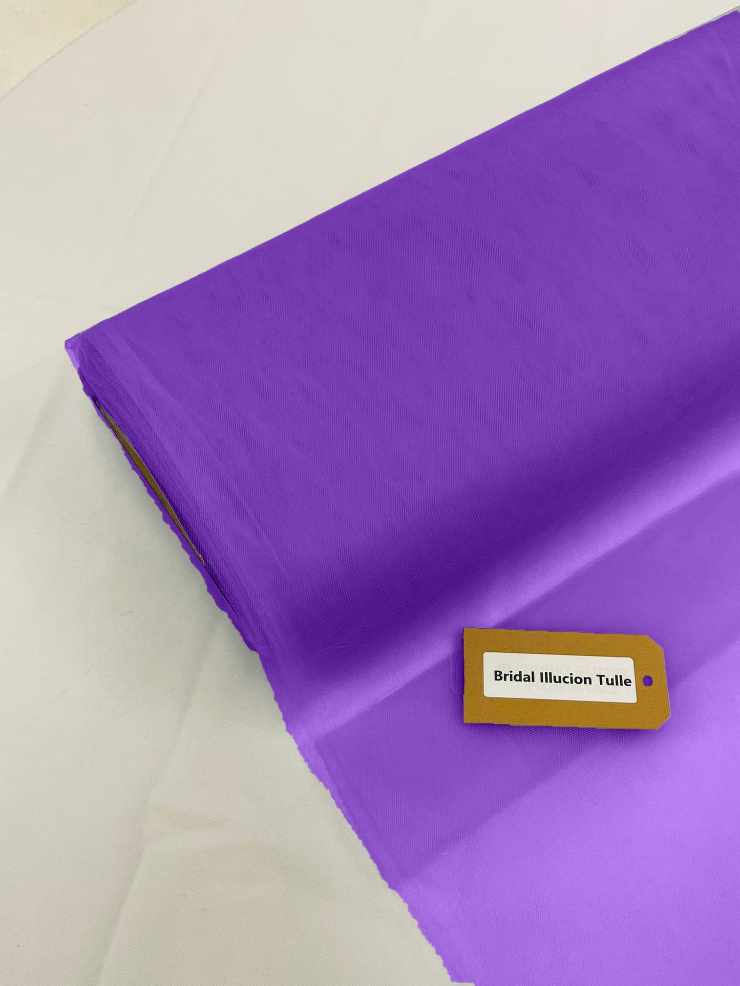 Purple - Bridal Illusion Tulle 108"Wide Polyester Premium Tulle Fabric Bolt, By The Roll. - New Creations Fabric & Foam Inc