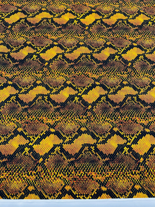 Python Snake Print 58” Wide| New Creations Fabric & Foam Inc. - New Creations Fabric & Foam Inc