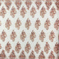 Queen Beaded Damask Lace On Mesh| 54" Wide| Wedding Fabric| Prom. - New Creations Fabric & Foam Inc