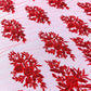 Queen Beaded Damask Lace On Mesh| 54" Wide| Wedding Fabric| Prom. - New Creations Fabric & Foam Inc