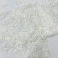 Queen Beaded Damask Lace On Mesh| 54" Wide| Wedding Fabric| Prom. - New Creations Fabric & Foam Inc