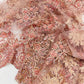Queen Beaded Damask Lace On Mesh| 54" Wide| Wedding Fabric| Prom. - New Creations Fabric & Foam Inc