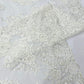 Queen Beaded Damask Lace On Mesh| 54" Wide| Wedding Fabric| Prom. - New Creations Fabric & Foam Inc