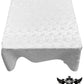Rectangular Tablecloth Roses Jacquard Satin Seamless. (60 Inches x 144 Inches) - New Creations Fabric & Foam Inc