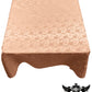 Rectangular Tablecloth Roses Jacquard Satin Seamless. (60 Inches x 144 Inches) - New Creations Fabric & Foam Inc