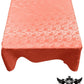 Rectangular Tablecloth Roses Jacquard Satin Seamless. (60 Inches x 144 Inches) - New Creations Fabric & Foam Inc