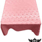 Rectangular Tablecloth Roses Jacquard Satin Seamless. (60 Inches x 144 Inches) - New Creations Fabric & Foam Inc