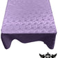 Rectangular Tablecloth Roses Jacquard Satin Seamless. (60 Inches x 144 Inches) - New Creations Fabric & Foam Inc