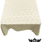 Rectangular Tablecloth Roses Jacquard Satin Seamless. (60 Inches x 144 Inches) - New Creations Fabric & Foam Inc